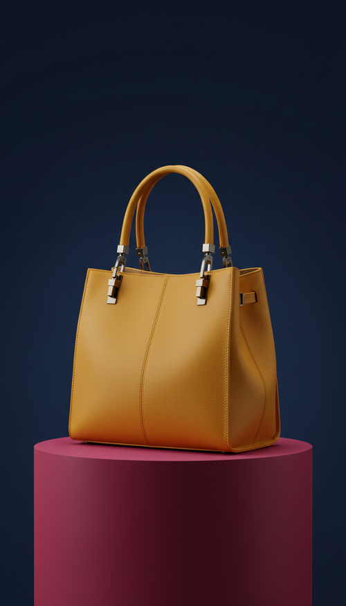 Tote estructurado amarillo citrino